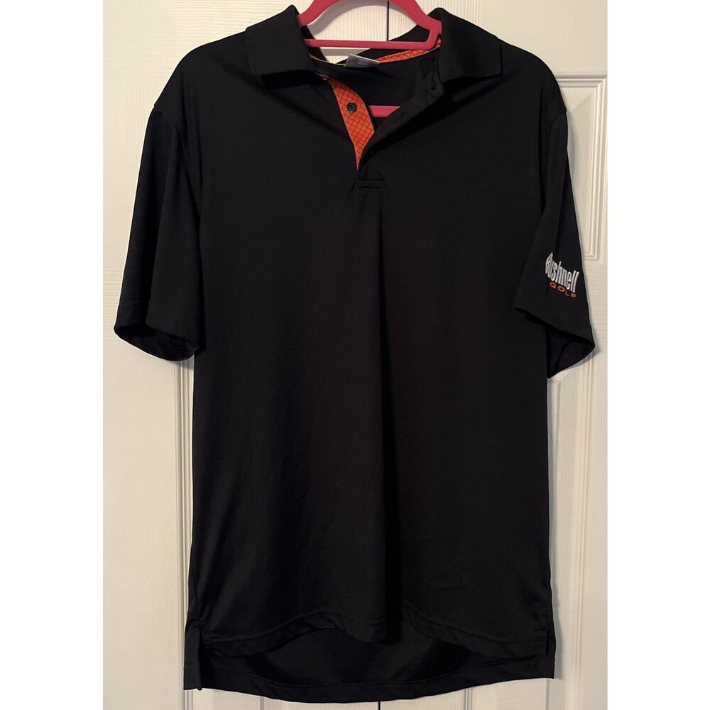 Men's Bushnell Golf Polo In Black - SIZE Medium - Very Clean!!!